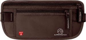Brown RFID Money Belt