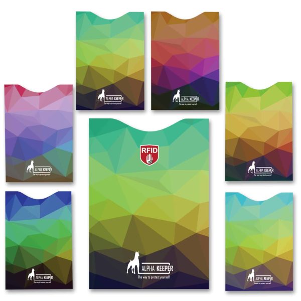 Alpha Keeper Colorful RFID Sleeve Set