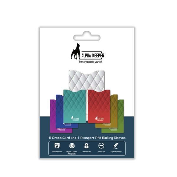 Alpha Keeper MultiColor RFID Sleeve Set