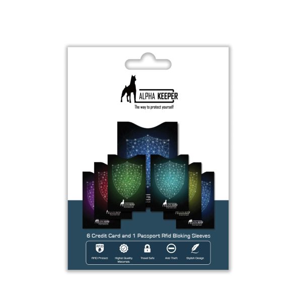 Alpha Keeper Black RFID Sleeve Set