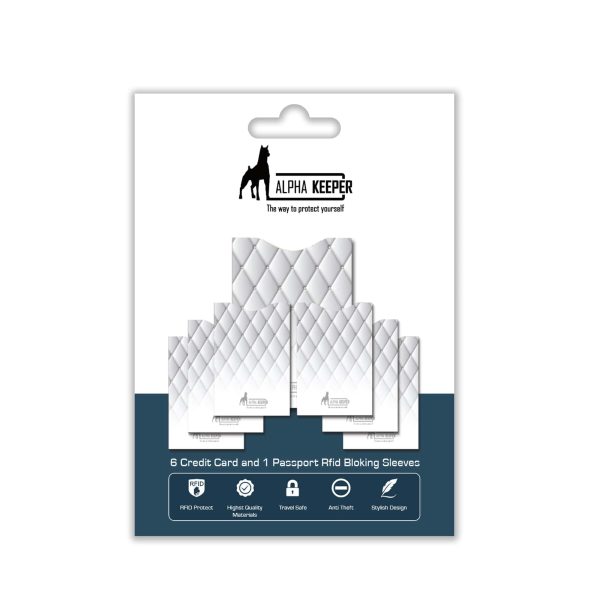 Alpha Keeper White RFID Sleeve Set