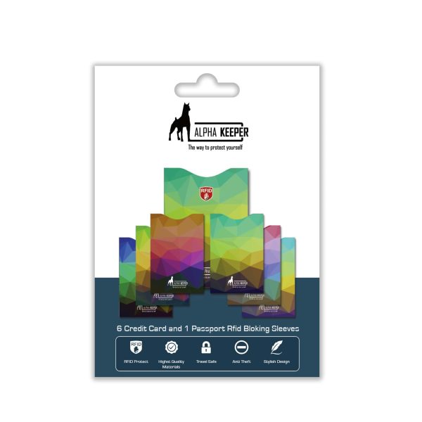 Alpha Keeper Colorful RFID Sleeve Set