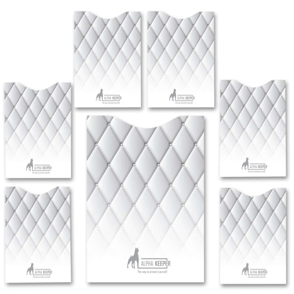 Alpha Keeper White RFID Sleeve Set