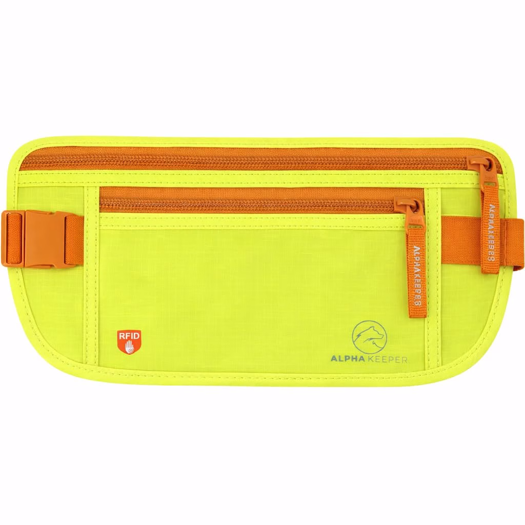 Alpha Keeper Money Belt for Travel Hidden Under Clothes – RFID Blocking Passport Holder & Slim Waist Wallet Pouch for Women & Men, Anti-Theft Travel Accessories — image 1