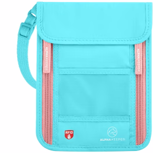 Neck Wallet, Travel Pouch For Passport Holder And Documents, Travel Neck Wallet For Traveling Women — image 1