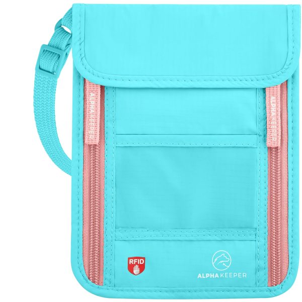 Neck Wallet, Travel Pouch For Passport Holder And Documents, Travel Neck Wallet For Traveling Women — image 1