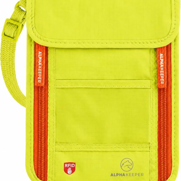 Neck Wallet, Travel Pouch For Passport Holder And Documents, Travel Neck Wallet For Traveling Women — image 1