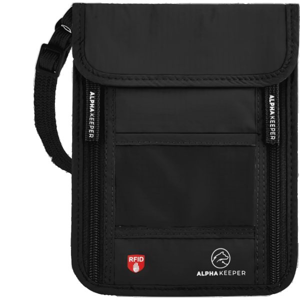 Neck Wallet, Travel Pouch For Passport Holder And Documents, Travel Neck Wallet For Traveling Women — image 1