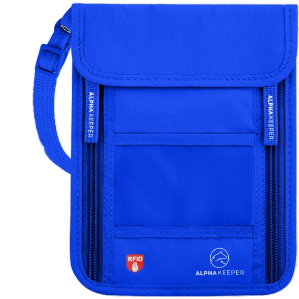 Neck Wallet, Travel Pouch For Passport Holder And Documents, Travel Neck Wallet For Traveling Women. — image 1