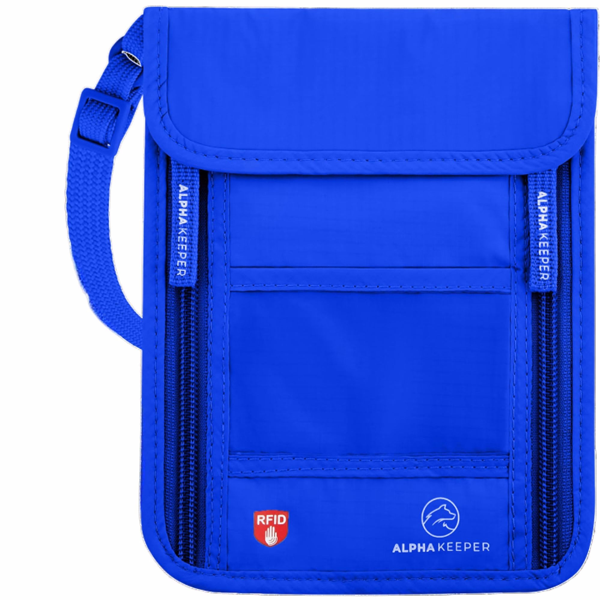Neck Wallet, Travel Pouch For Passport Holder And Documents, Travel Neck Wallet For Traveling Women. — image 1