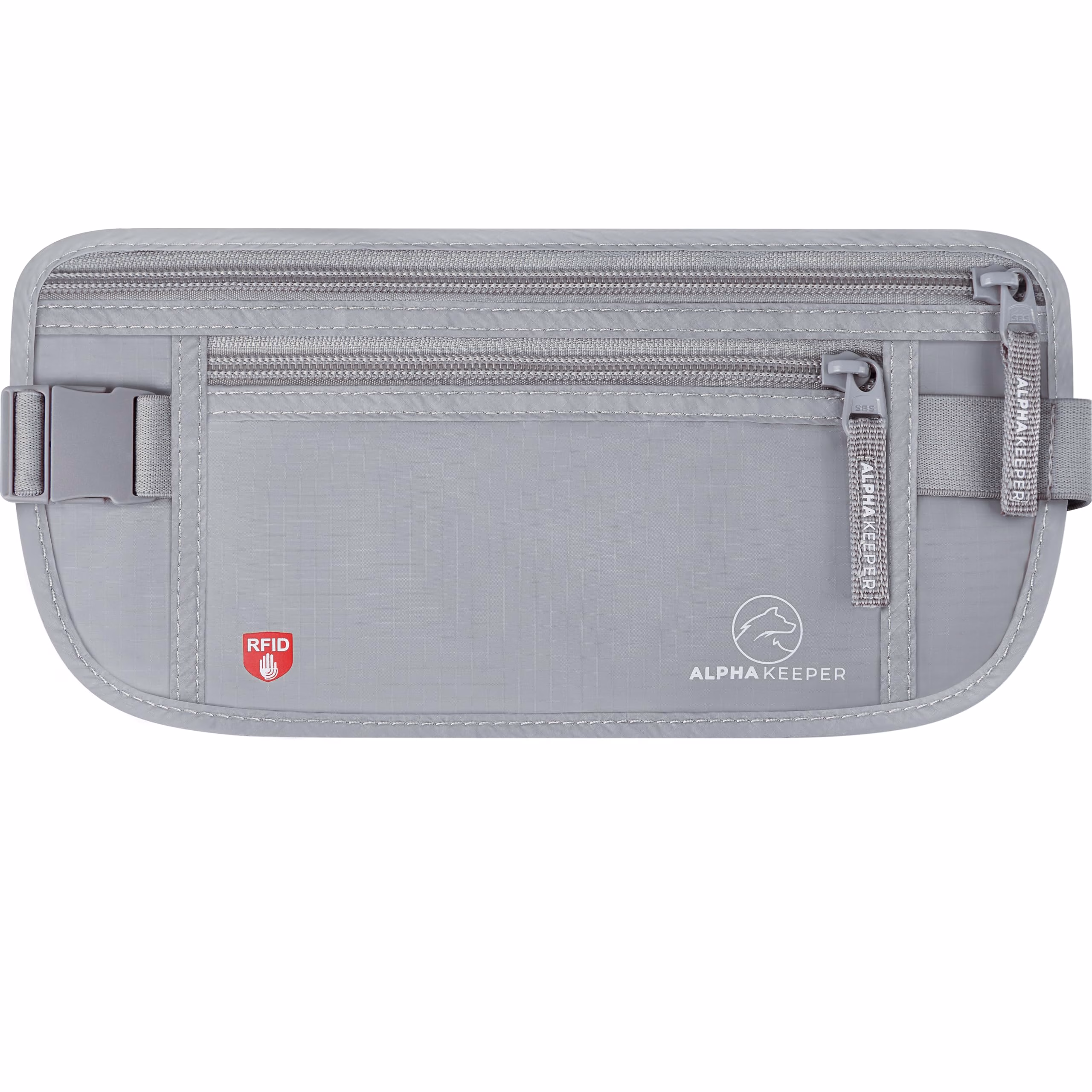 Alpha Keeper Money Belt for Travel Hidden Under Clothes – RFID Blocking Passport Holder & Slim Waist Wallet Pouch for Women & Men, Anti-Theft Travel Accessories — image 1