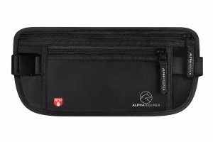 Alpha Keeper Money Belt for Travel Men Women Hidden RFID Passport Holder — image 1