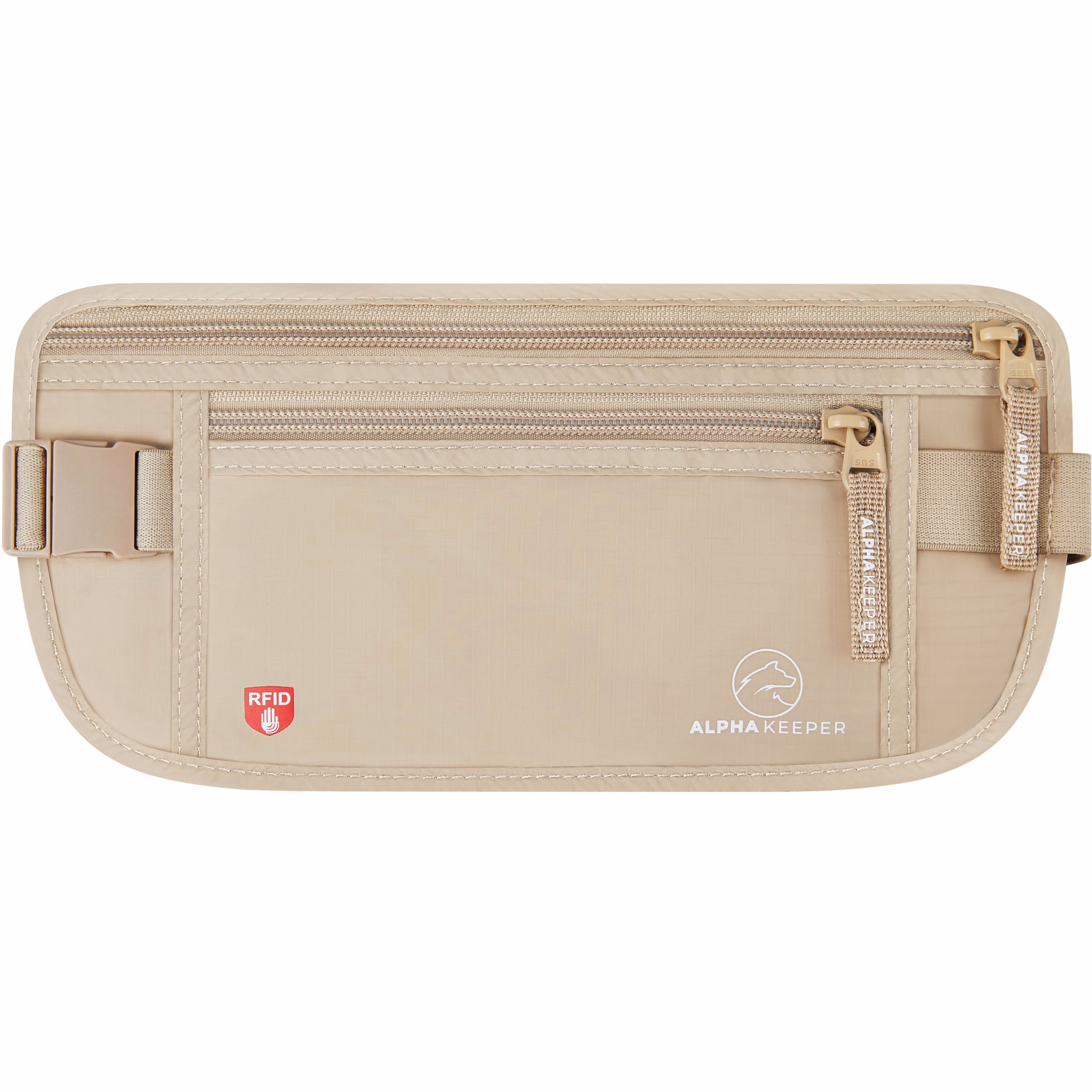 Alpha Keeper Money Belt for Travel Hidden Under Clothes – RFID Blocking Passport Holder & Slim Waist Wallet Pouch for Women & Men, Anti-Theft Travel Accessories — image 1