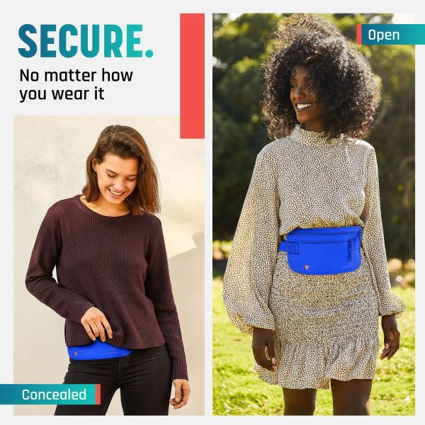 Alpha Keeper Money Belt for Travel Hidden Under Clothes – RFID Blocking Passport Holder & Slim Waist Wallet Pouch for Women & Men, Anti-Theft Travel Accessories — image 3