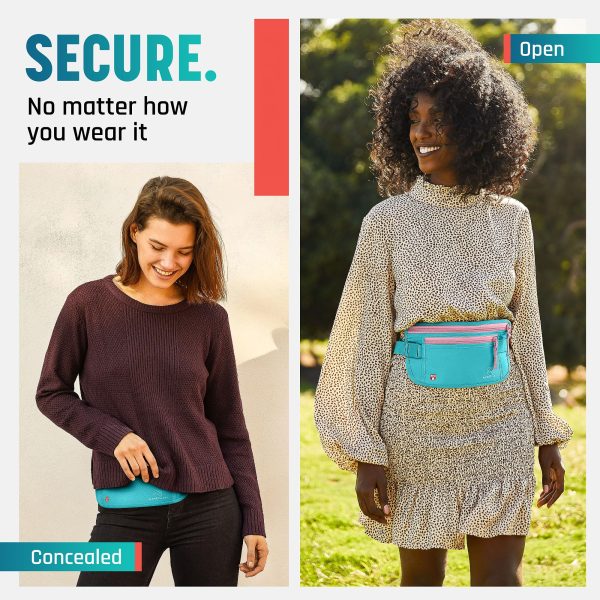 Alpha Keeper Money Belt for Travel Hidden Under Clothes – RFID Blocking Passport Holder & Slim Waist Wallet Pouch for Women & Men, Anti-Theft Travel Accessories — image 3